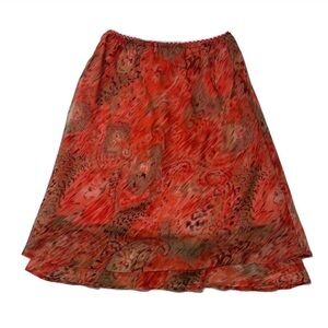 Vintage Y2K coral skirt